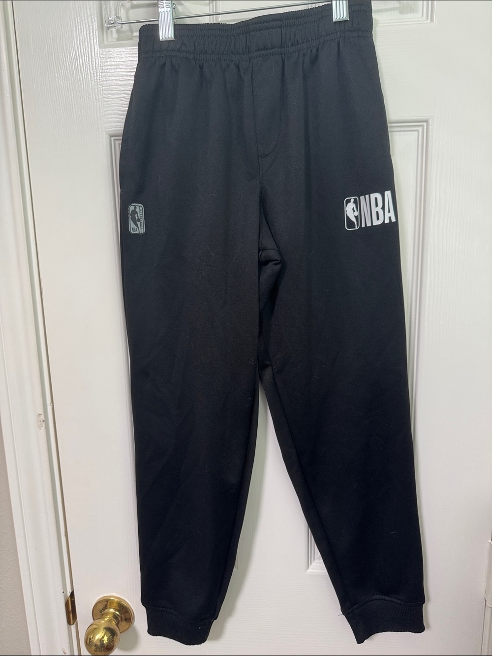NBA Black Logo Boys Jogger Sweatpants